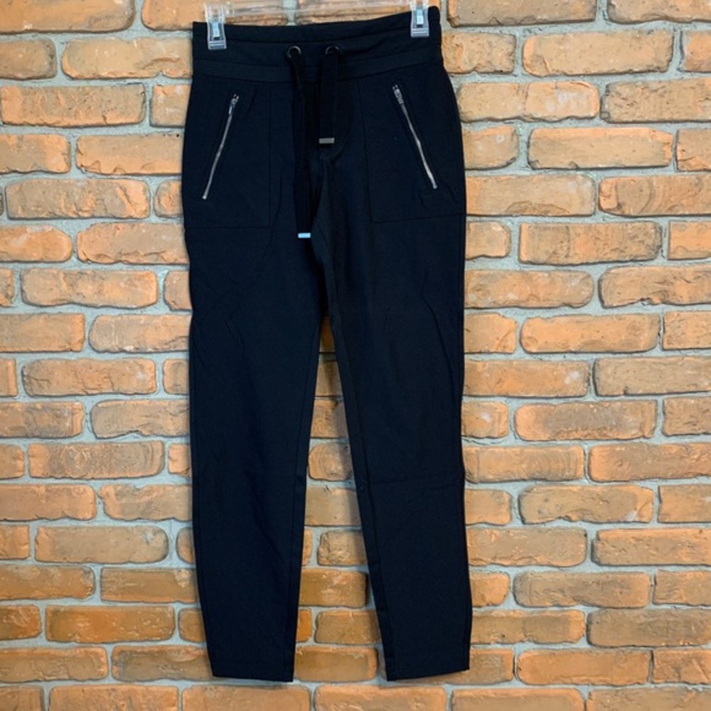 Athleta Women's Trekkie North High Waisted Jogger Pants Black - Size‎ 0